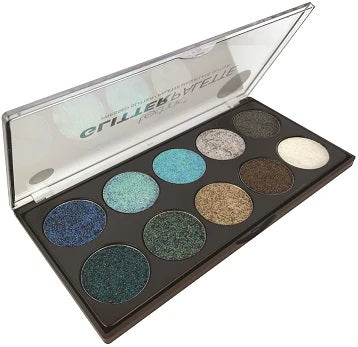 Technic Pressed Glitter Eye Shadow Palette - Mermaid