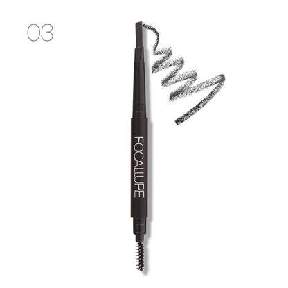 FA 18 - Focallure Waterproof Auto Brows Pen (1gm) - 03 Black