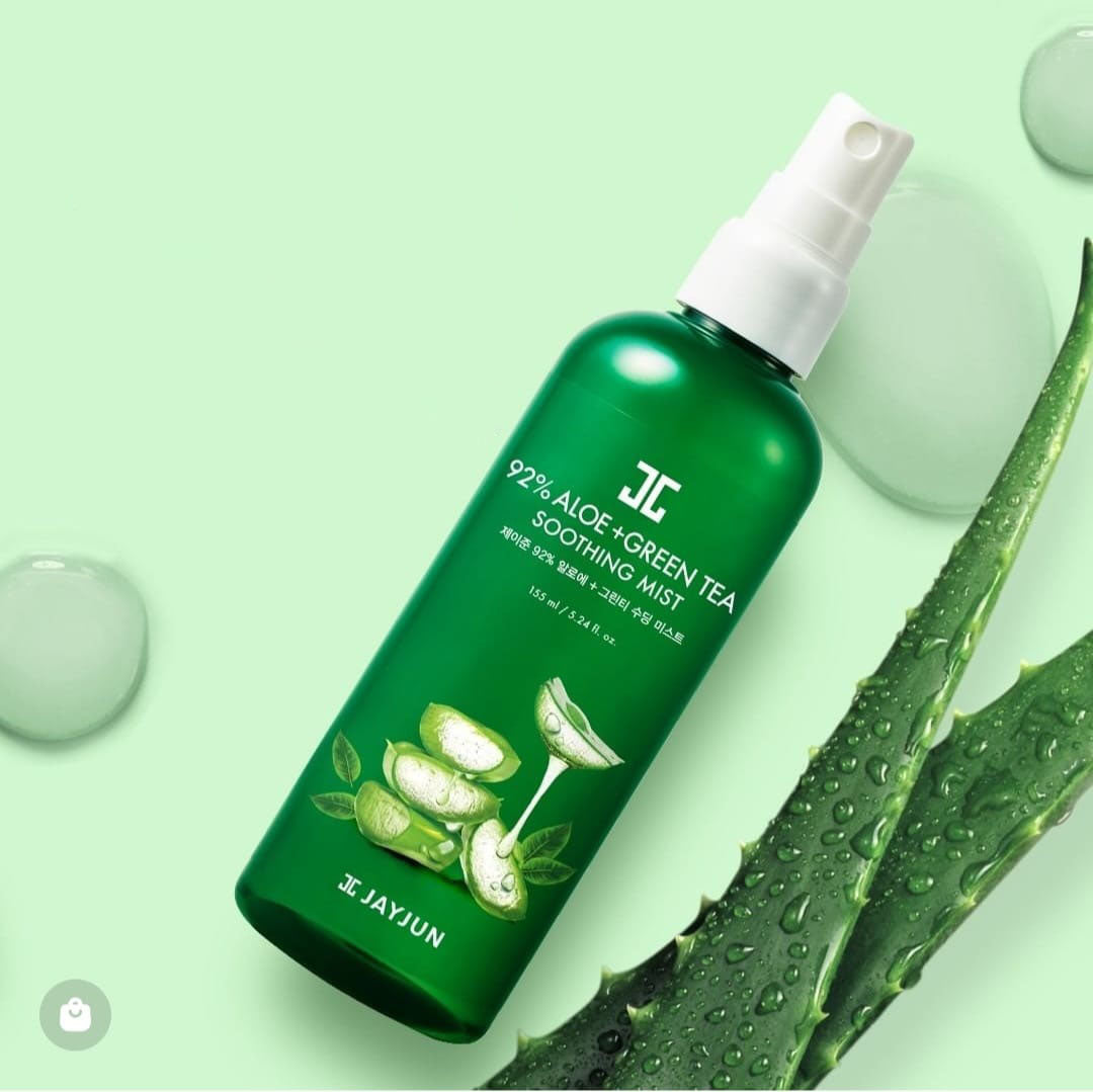 JAYJUN 92% Aloe and Green Tea Soothing Mist (155 ml)