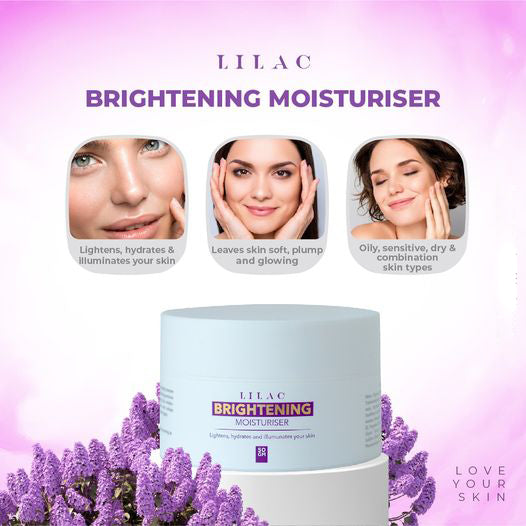 Lilac Advanced Brightening Moisturizer for All Skin Types (50gm)