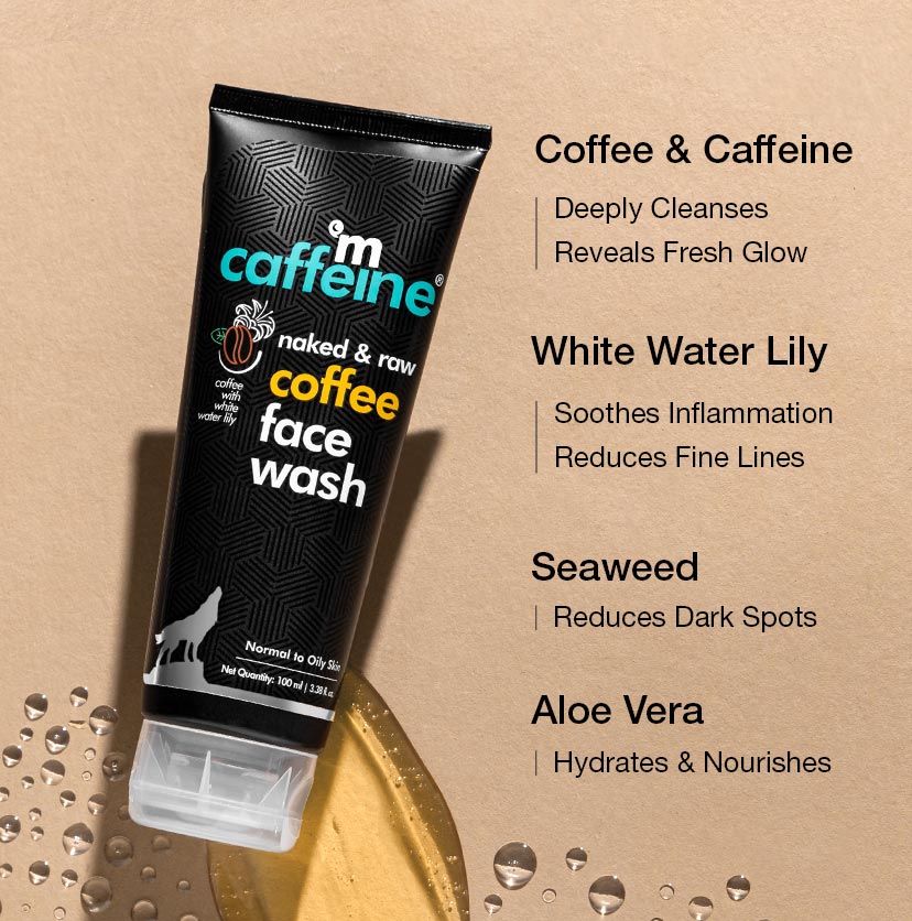 mCaffeine Naked and Raw Coffee Face Wash (100ml)