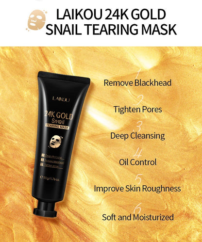 Laikou 24k Gold Snail Tearing Mask (50g)