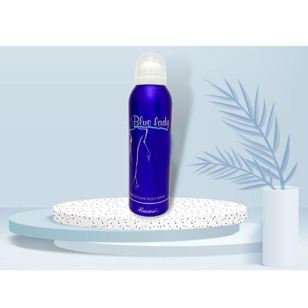 Rasasi Blue Lady Deodorant Body Spray (200ml)