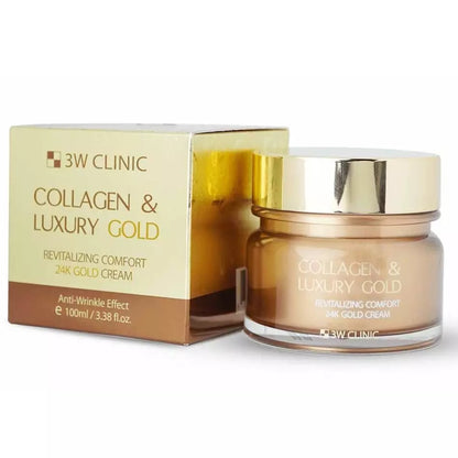 3W Clinic Collagen And Luxury Gold Cream (100ml)