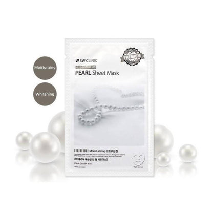 3W Clinic Essential Up Pearl Sheet Mask (25ml)