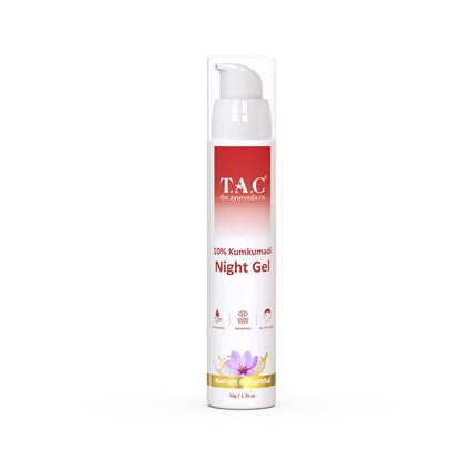 TAC - The Ayurveda Co. 10% Kumkumadi Night Gel (50gm)