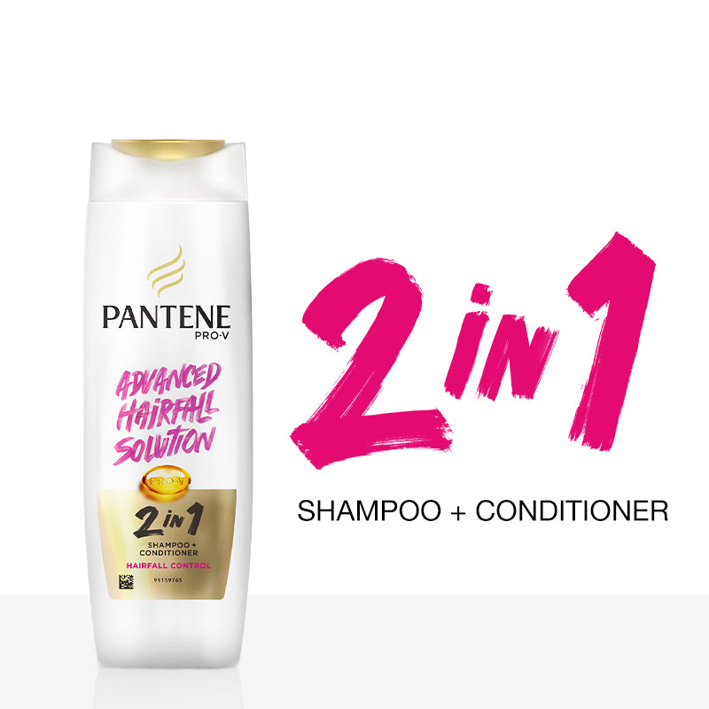 Pantene Advanced Hairfall Solution 2in1 Anti-Hairfall Shampoo and Conditioner for Women