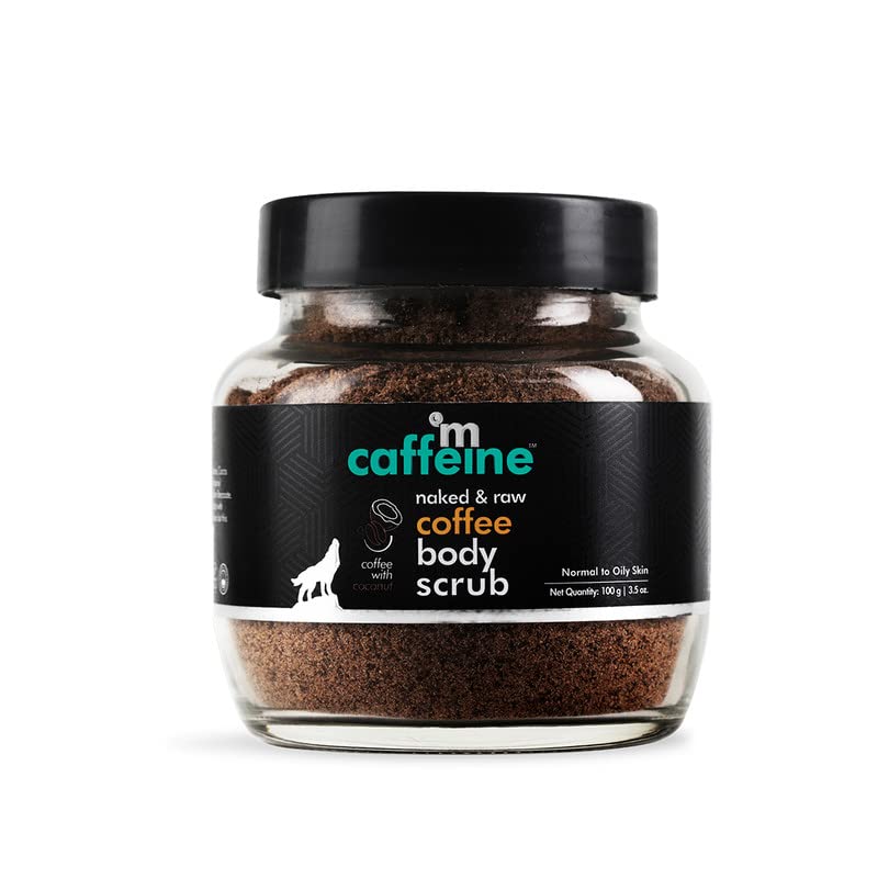 mCaffeine Naked and raw coffee body scrub (100gm)