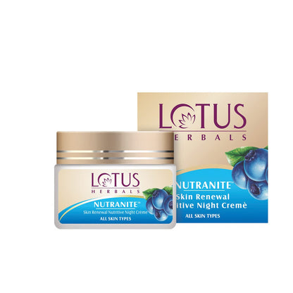 Lotus Herbals Nutranite Skin Renewal Nutritive Night Creme (50gm)