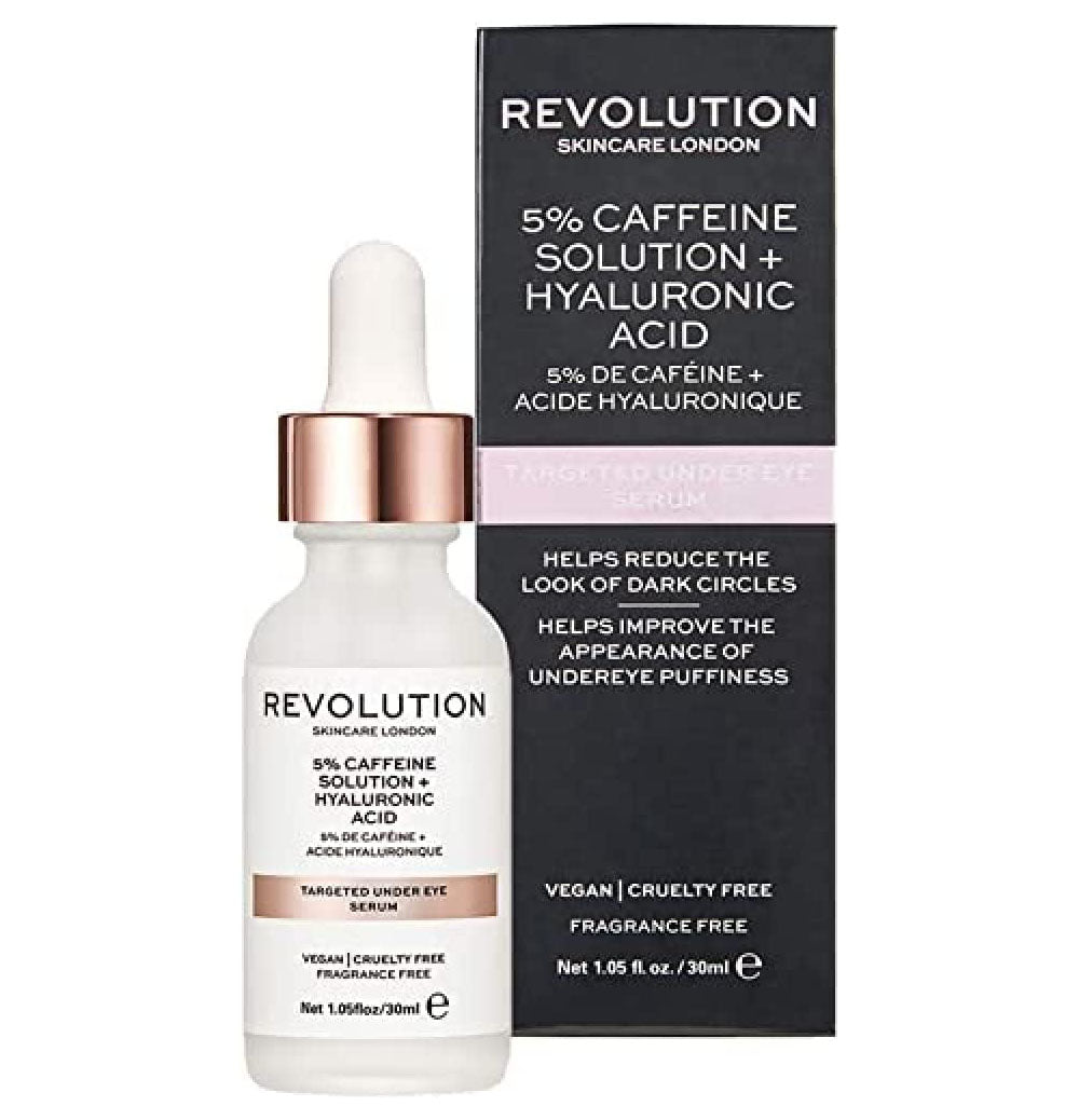 Revolution Skincare 5 Caffeine and Hyaluronic Acid Revitalising Under Eye Serum (30ml)