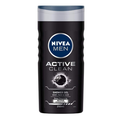 Nivea Men Shower Gel Active Clean (250ml)