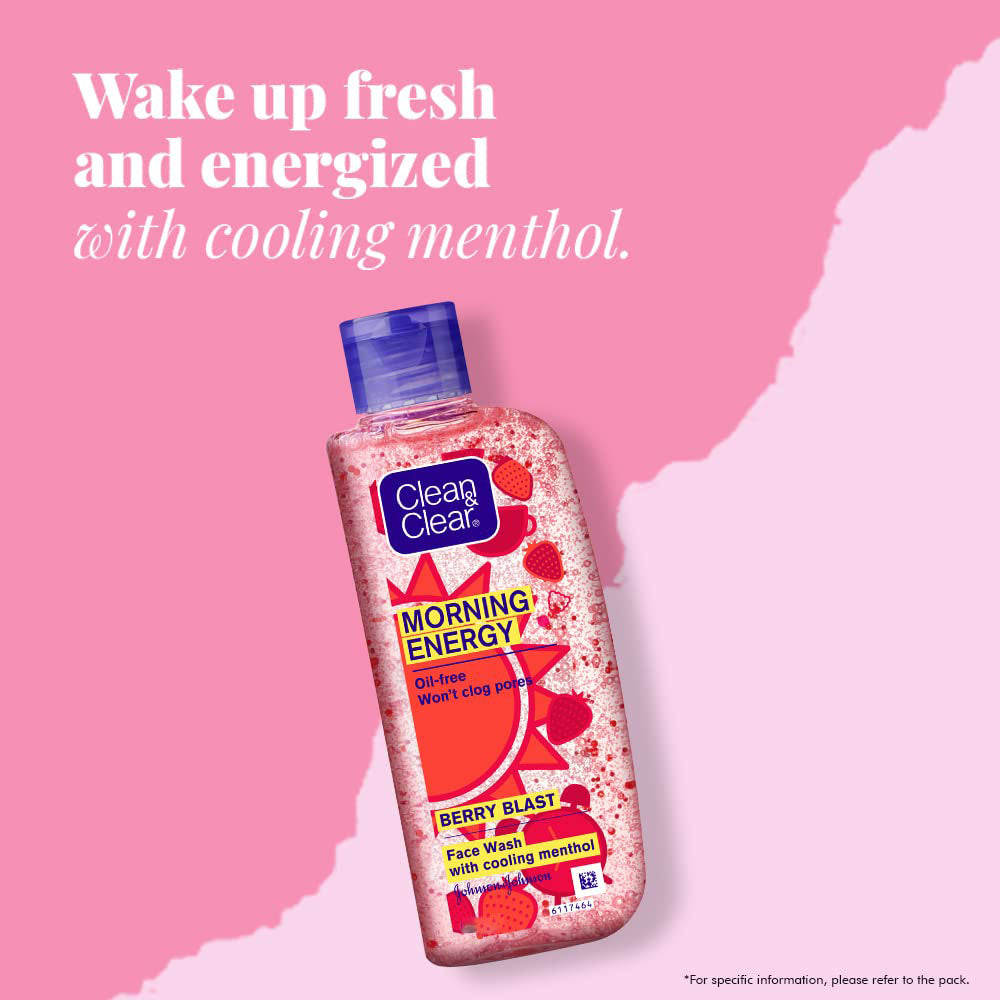 Clean &amp; Clear Morning Energy Berry Blast Face Wash (100ml)