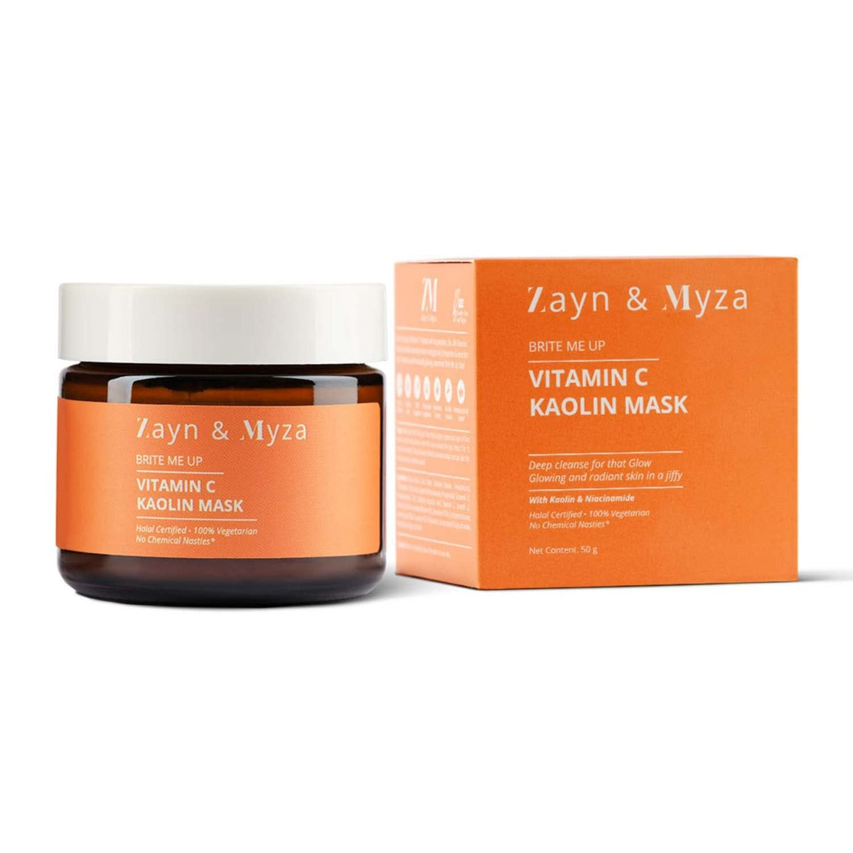 Zayn &amp; Myza Vitamin C Kaolin Face Mask (50g)