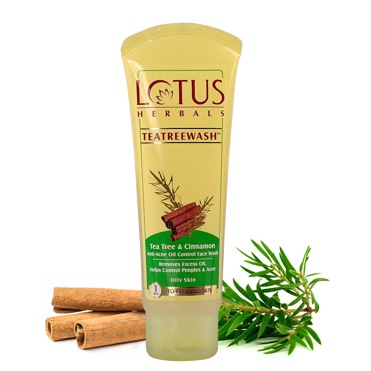 Lotus Herbals Teatreewash Tea Tree and Cinnamon Anti-Acne Oil Control Face Wash