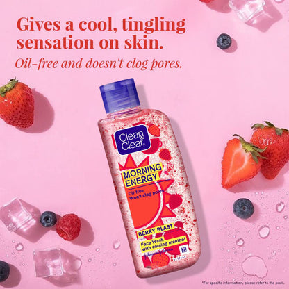 Clean &amp; Clear Morning Energy Berry Blast Face Wash (50ml)