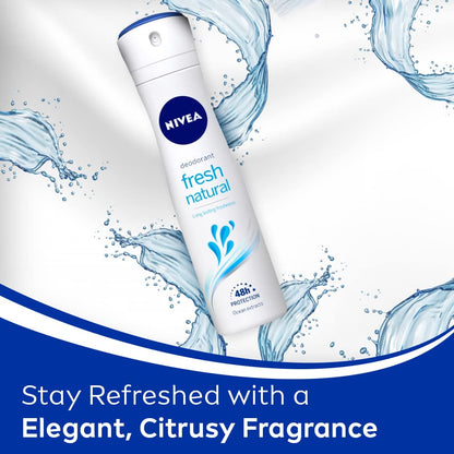 Nivea Body Spray Fresh Natural (150ml)