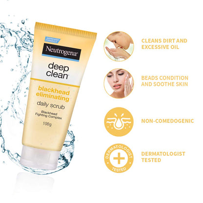 Neutrogena Deep Clean Scrub Blackhead Eliminating Daily Scrub