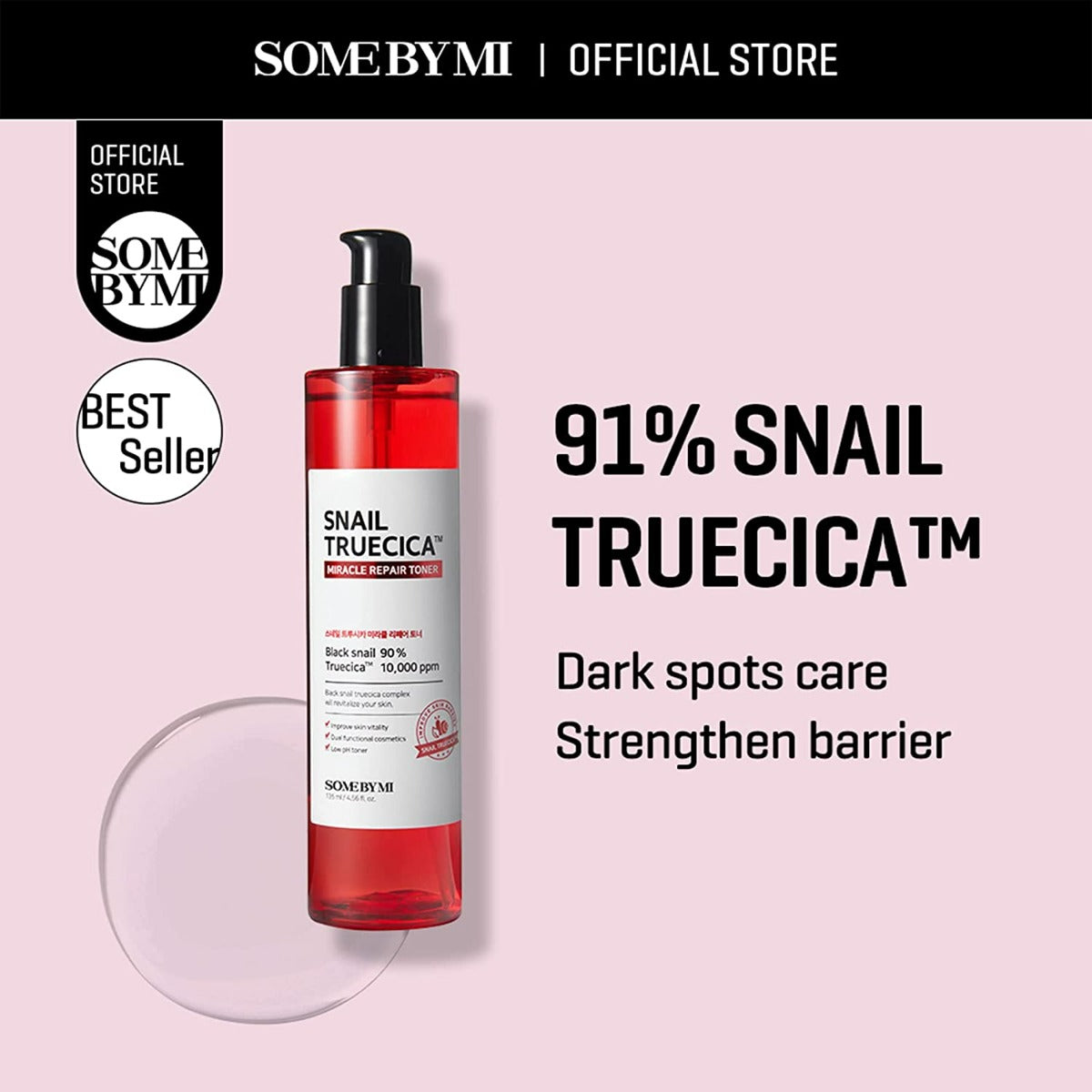 SOME BY MI Snail Truecica Miracle Repair Toner (135ml)