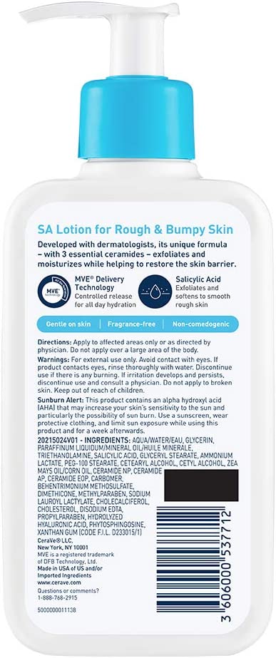 CeraVe SA Lotion for Rough and Bumpy Skin (237ml)