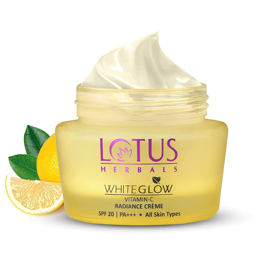 Lotus Herbals Whiteglow Vitamin-C Radiance Cream SPF 20 I PA+++ (35gm)