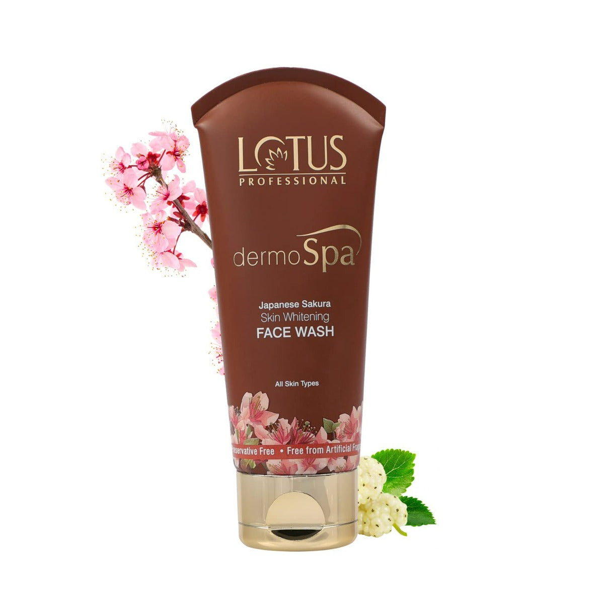 Lotus Herbals Dermo Spa Japanese Sakura Skin Whitening Face Wash (80gm)