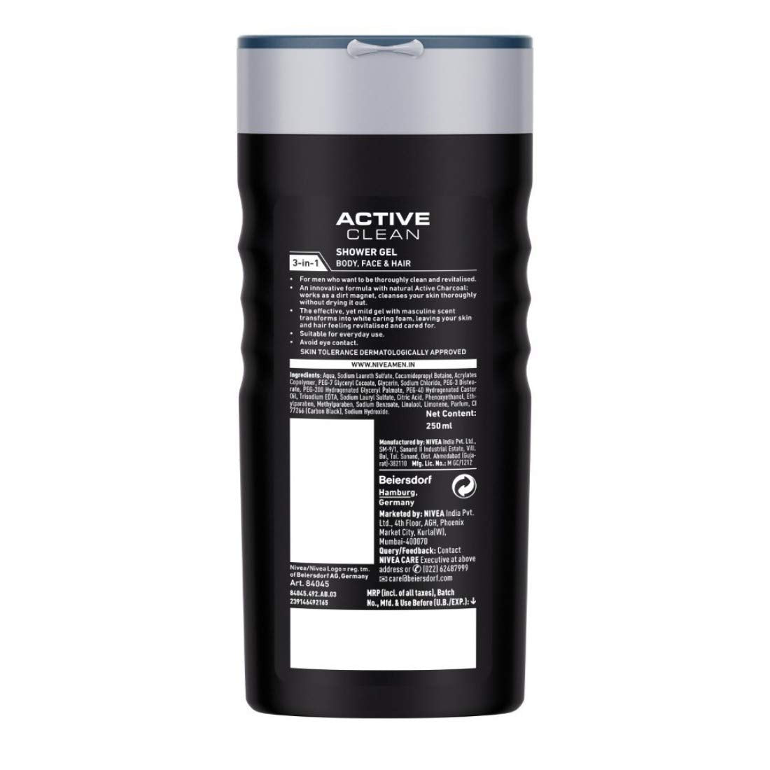 Nivea Men Shower Gel Active Clean (250ml)