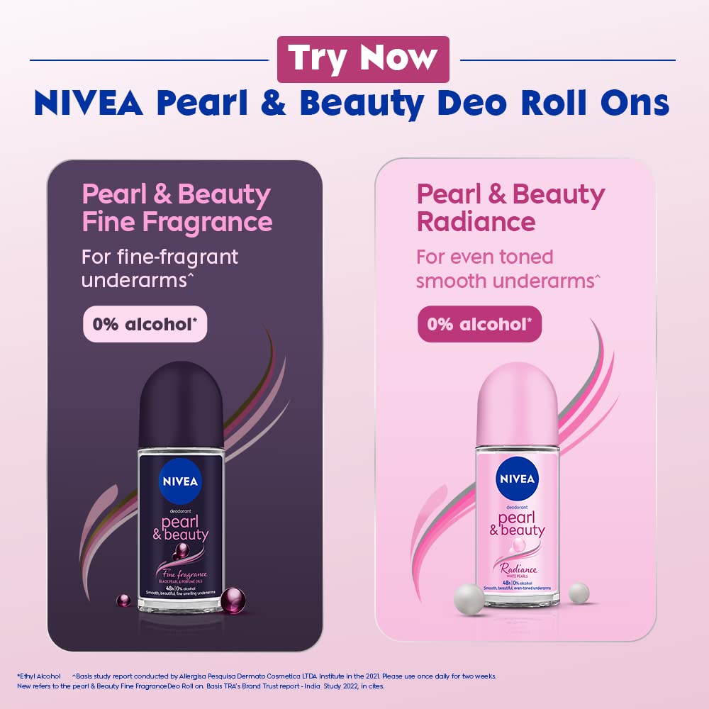 Nivea Pearl and Beauty Deodorant Roll-On (25ml)