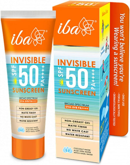 Iba Invisible Sunscreen SPF 50 (80gm)