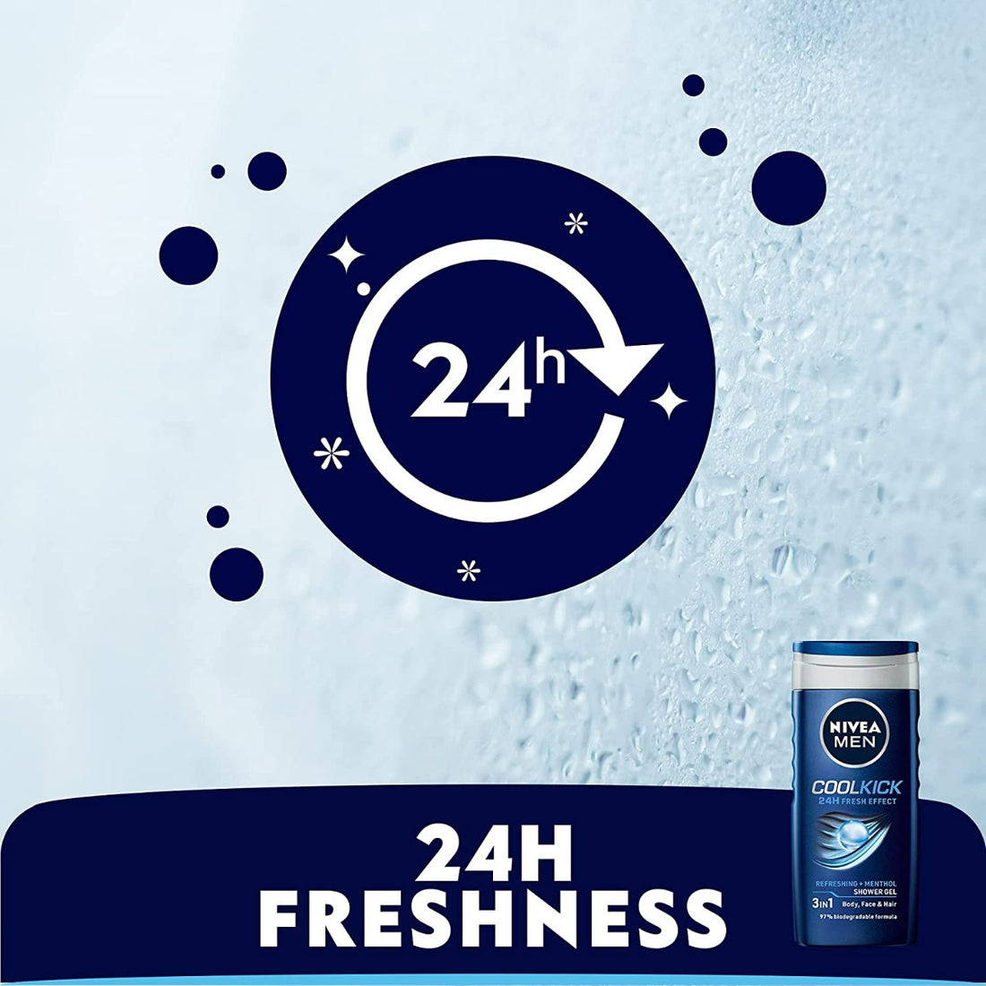 Nivea Men Shower Gel Cool Kick (250ml)