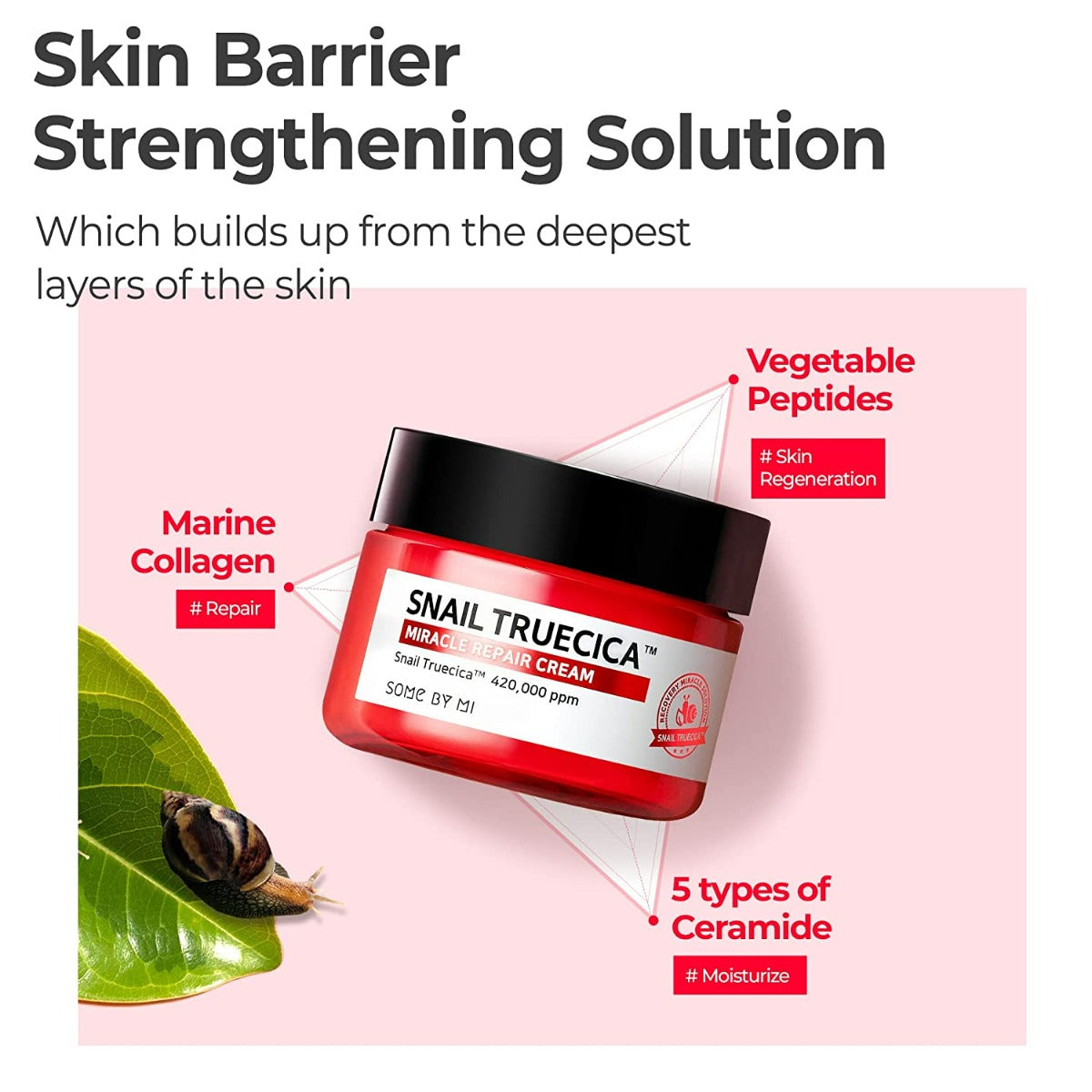 SOME BY MI Snail Truecica Miracle Repair Cream (60g)