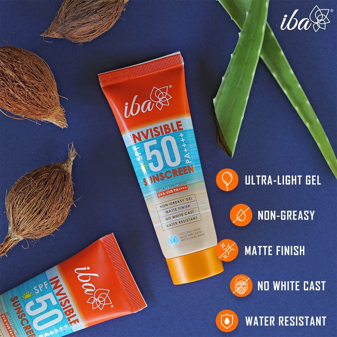 Iba Invisible Sunscreen SPF 50 (80gm)