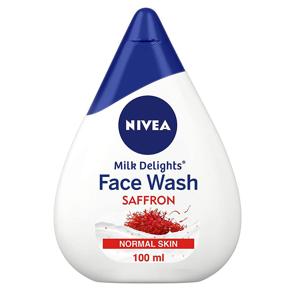 Nivea Milk Delights Face Wash (100ml) - Saffron