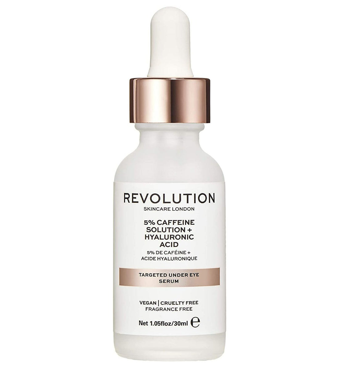 Revolution Skincare 5 Caffeine and Hyaluronic Acid Revitalising Under Eye Serum (30ml)