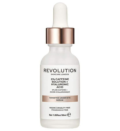 Revolution Skincare 5 Caffeine and Hyaluronic Acid Revitalising Under Eye Serum (30ml)