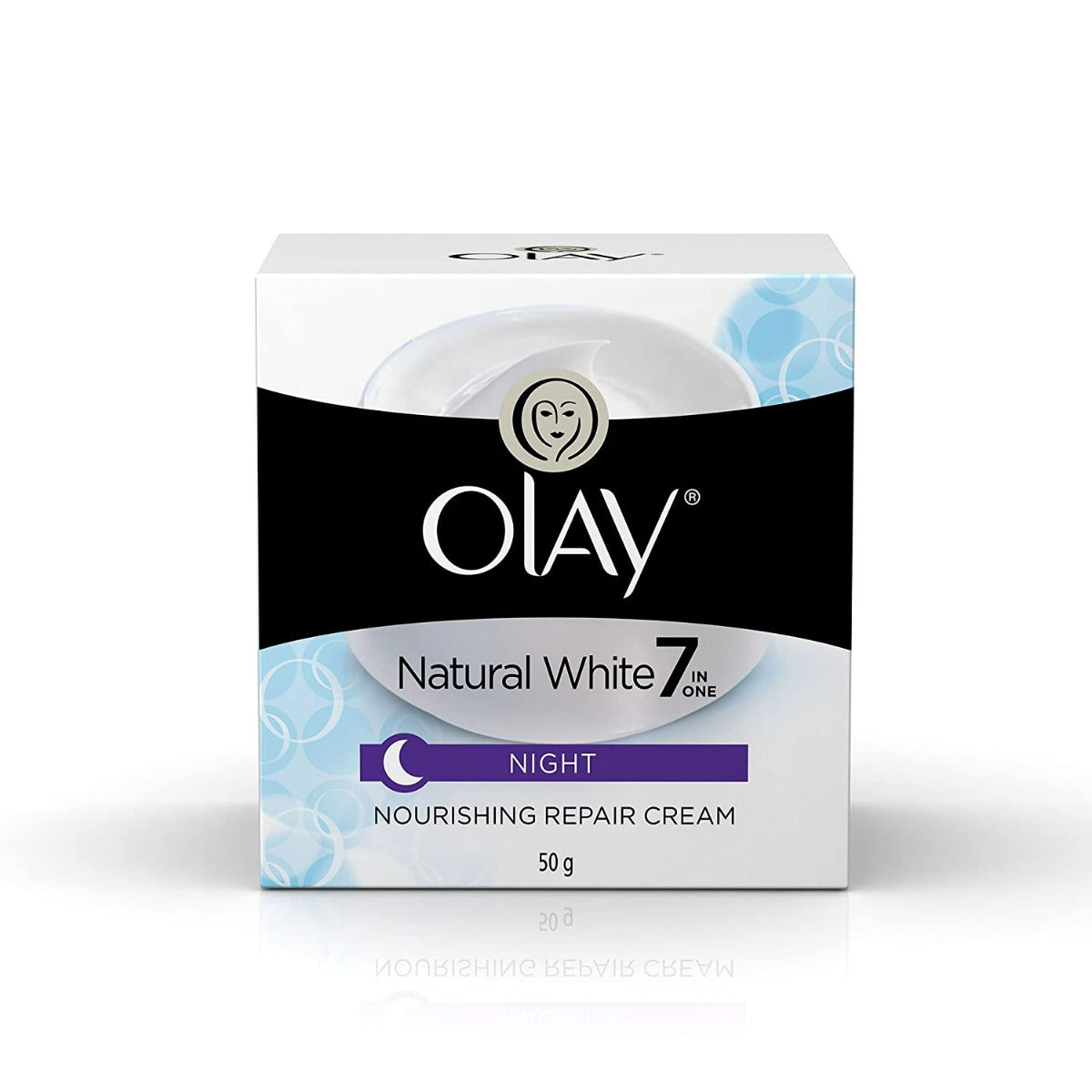 Olay Night Cream: Natural White 7 in 1 Night Cream (50g)