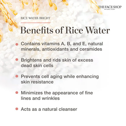 The Face Shop Rice Water Bright Foaming Cleanser (150ml)