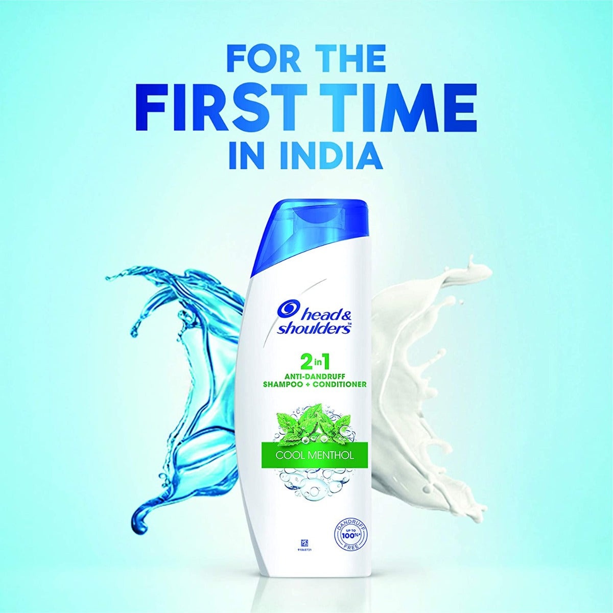 Head &amp; Shoulders 2-in-1 Cool Menthol Anti Dandruff Shampoo and Conditioner (340ml)