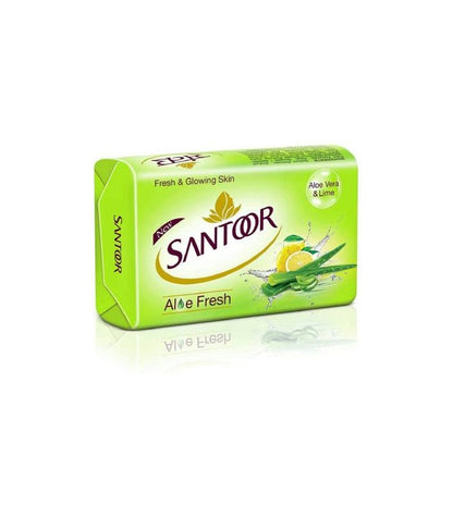 Santoor Aloe Fresh Soap (100g)