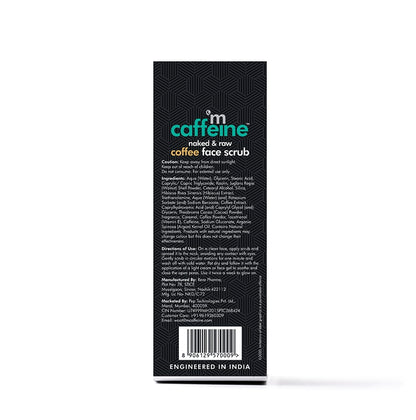 mCaffeine Naked and Raw Coffee Face Scrub (100gm)