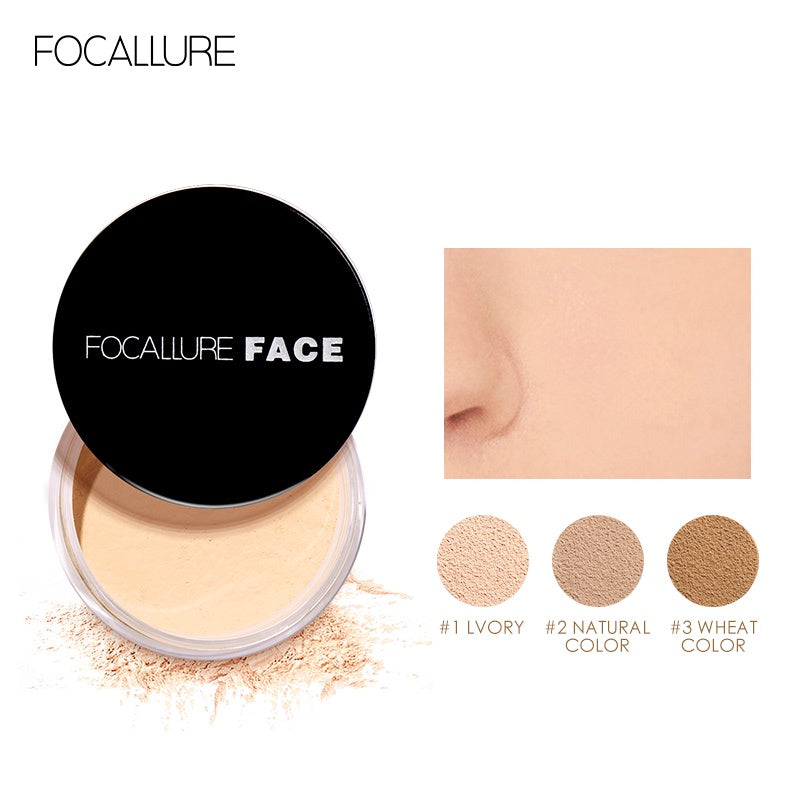 FA 15 - Focallure Matte Setting Loose Powder (7gm) - 02 Natural Color