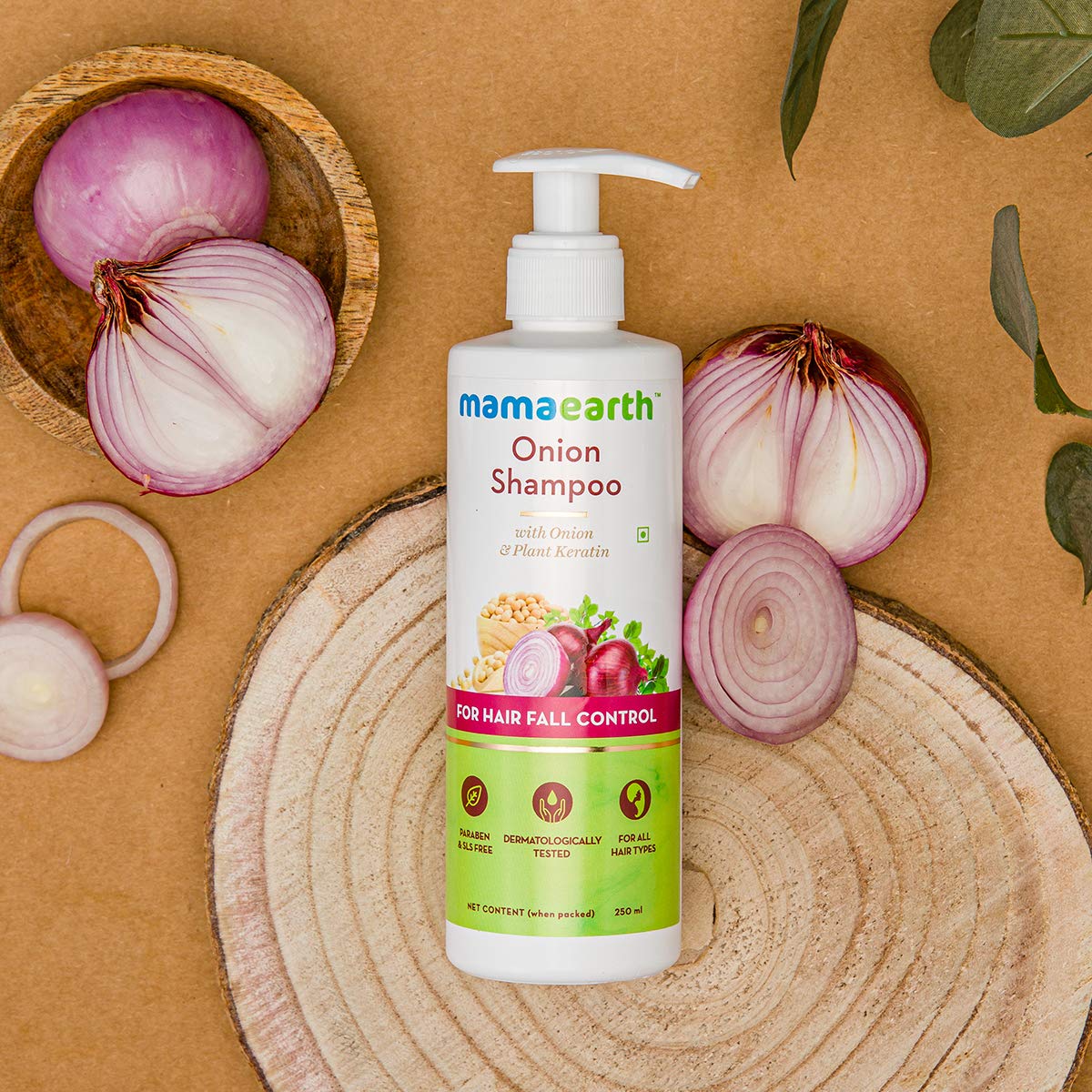 Mamaearth Onion Shampoo (250ml)