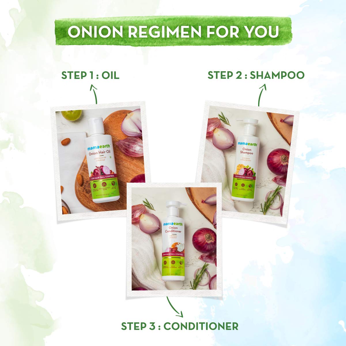 Mamaearth Onion Shampoo (250ml)