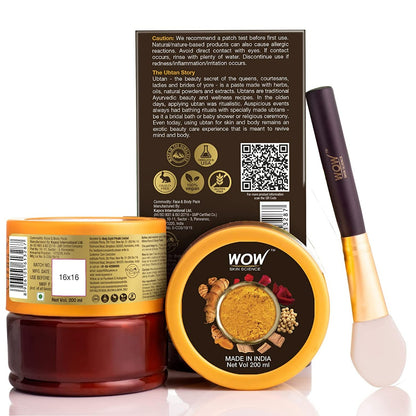 Wow Skin Science Ubtan Face &amp; body Scrub (200ml)