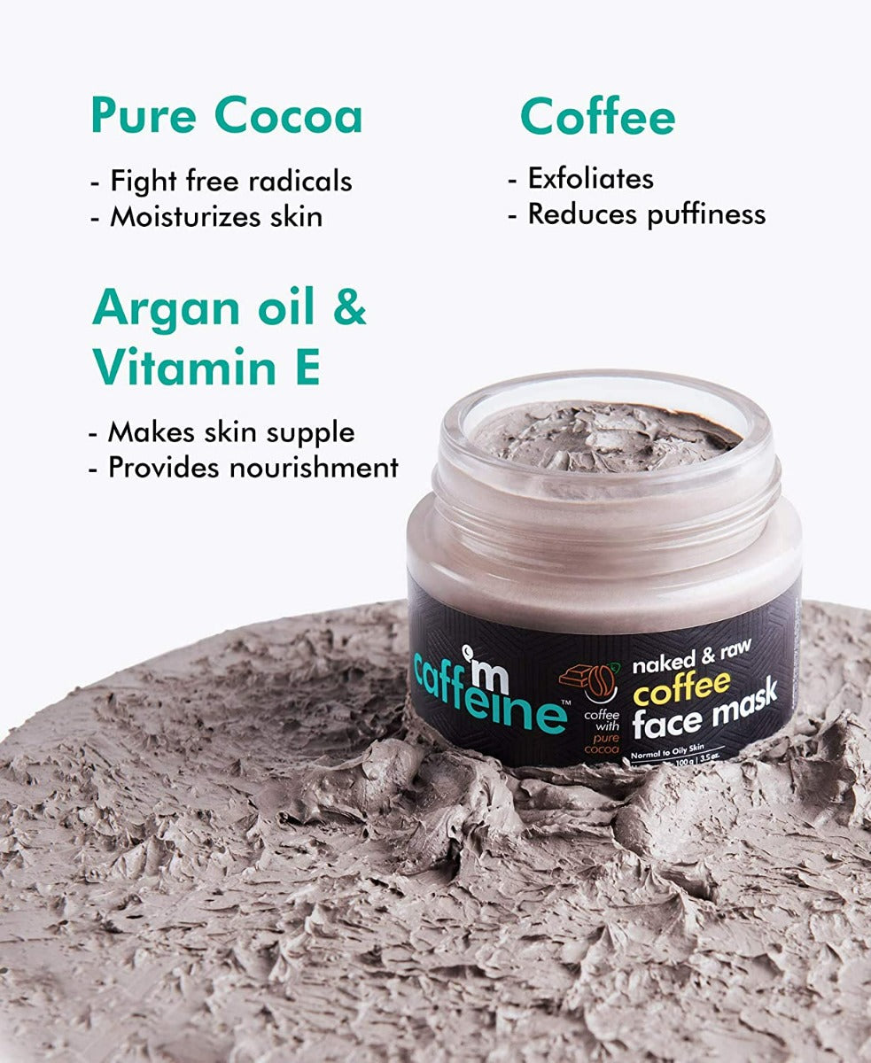 mCaffeine Naked and Raw Coffee Face Mask (100gm)