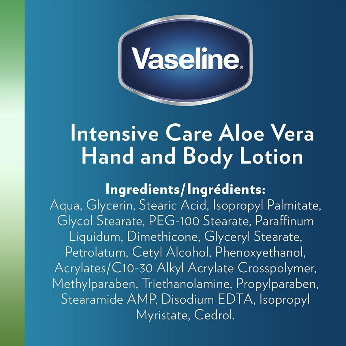 Vaseline Intensive Care Aloe Soothe Body Lotion (400ml)