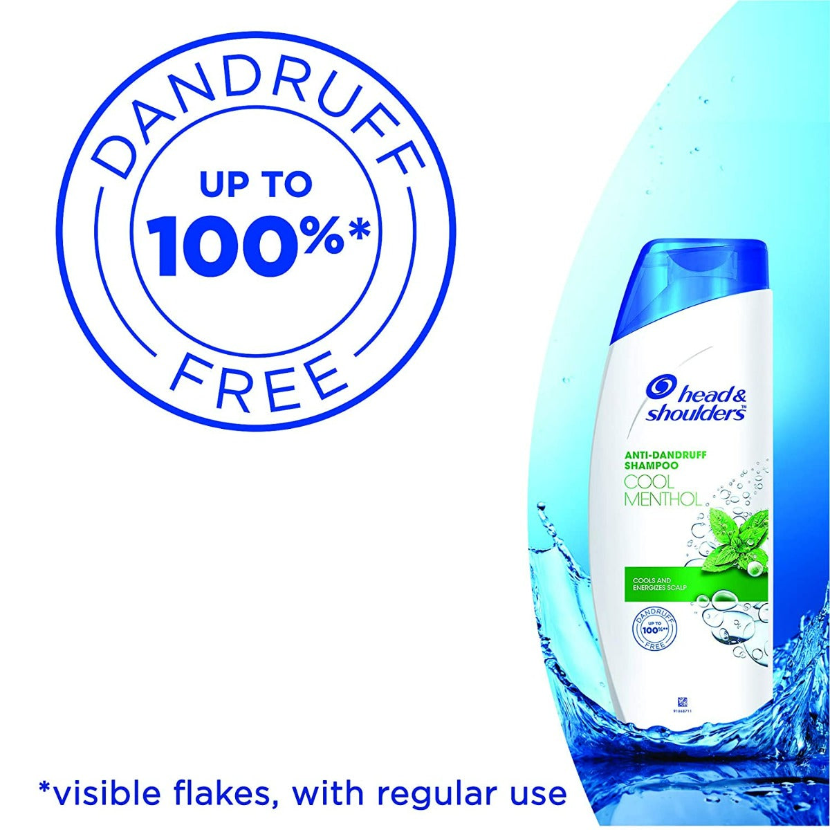 Head &amp; Shoulders Cool Menthol Anti Dandruff Shampoo for Women and Men