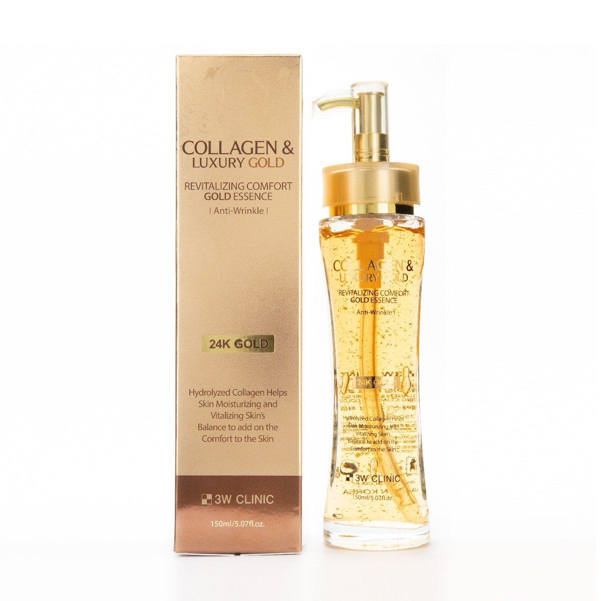 3W Clinic Collagen &amp; Luxury Revitalizing Comfort Gold Essence (150ml)