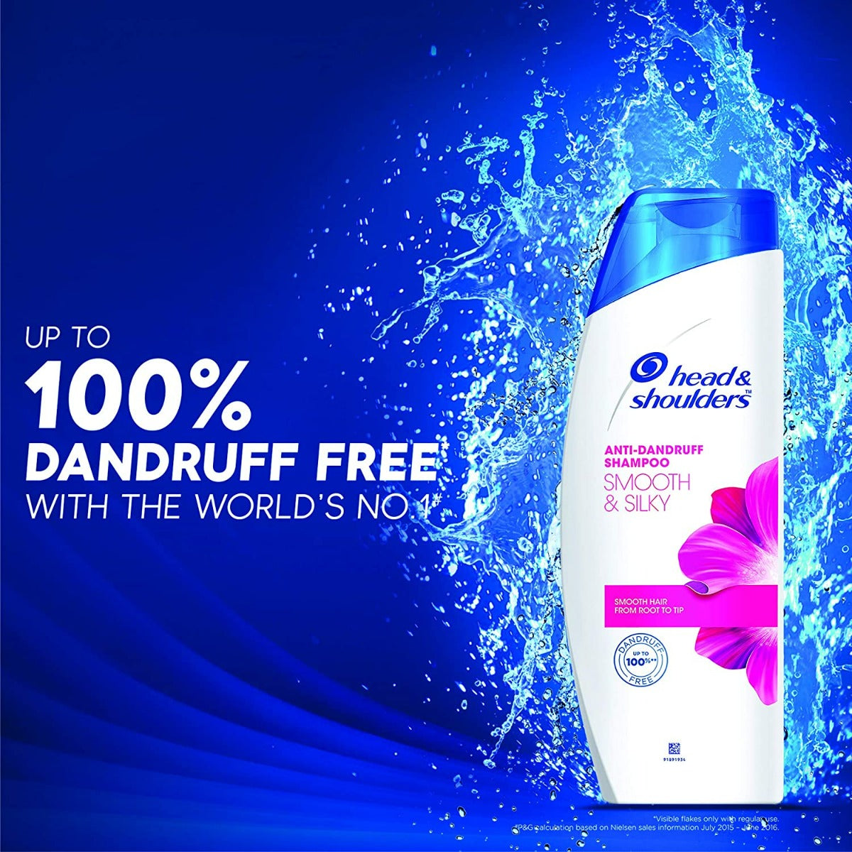 Head &amp; Shoulders Smooth and Silky Anti Dandruff Shampoo (340ml)