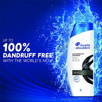 Head &amp; Shoulders Silky Black Anti Dandruff Shampoo (340ml)