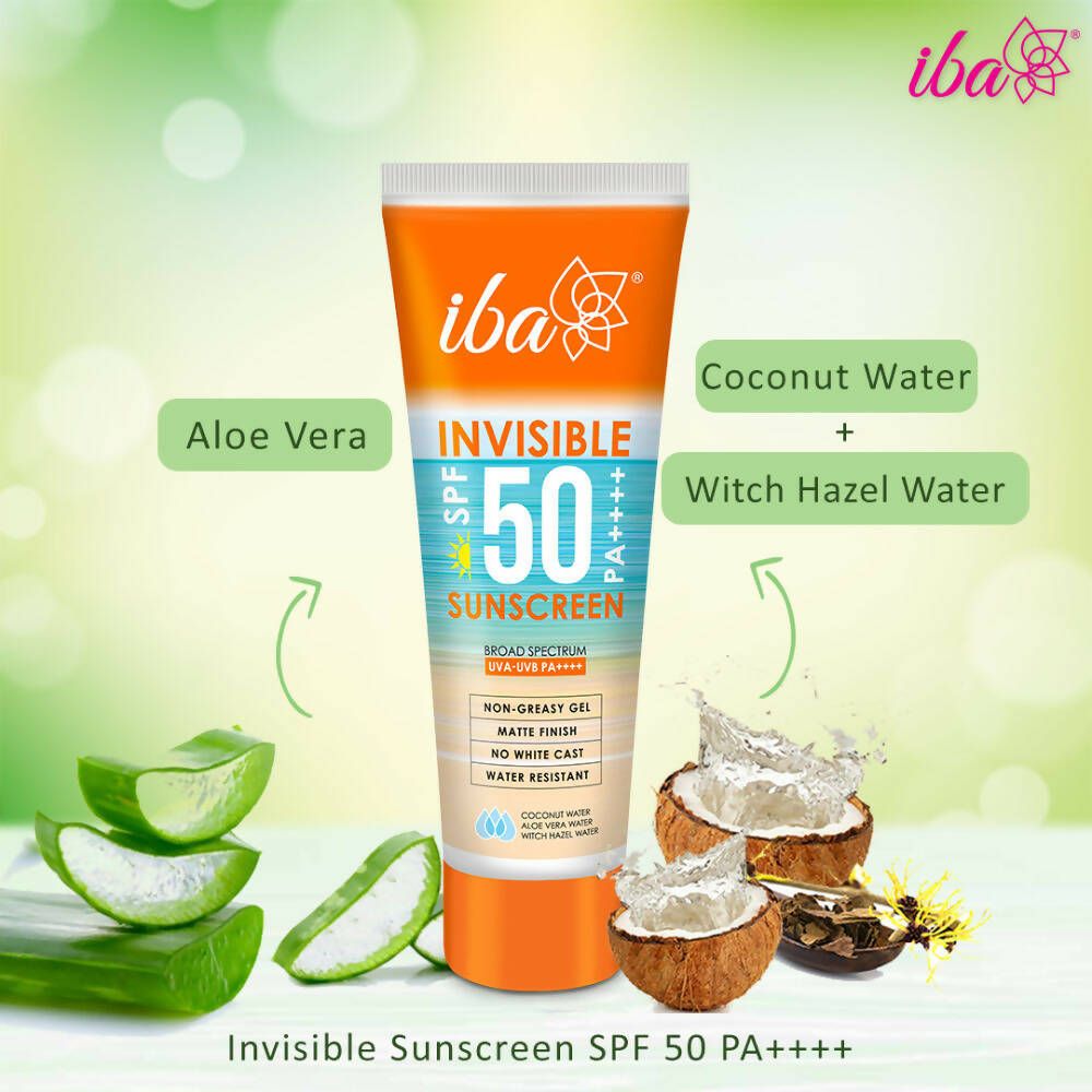 Iba Invisible Sunscreen SPF 50 (80gm)